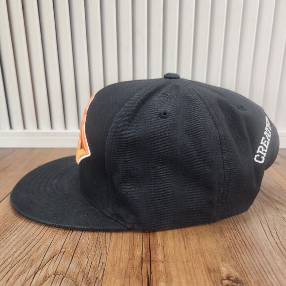 Fox Racing New Voyage Created to Destroy Snapback Hat Cap Black Orange 3D #09958 - Picture 6 of 12